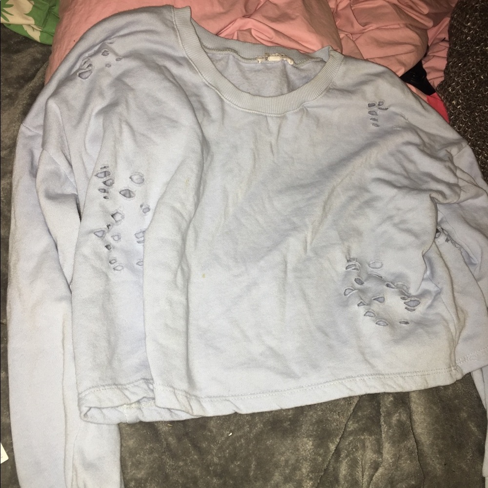 cropped long sleeve